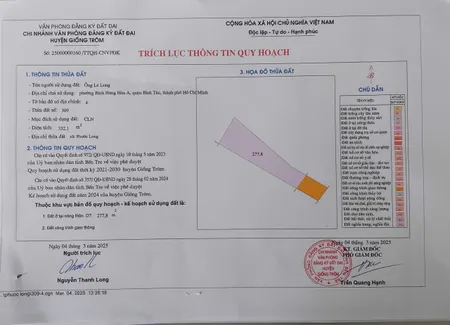 Bán gấp 332m2 đất quy hoạch đất ở mặt tiền xã Hưng Phong
