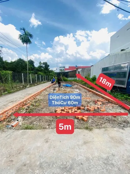 Bán đất 90m² ngang 5m giá 2.85 tỷ tại Phường Bình Nhâm Thị xã Thuận An