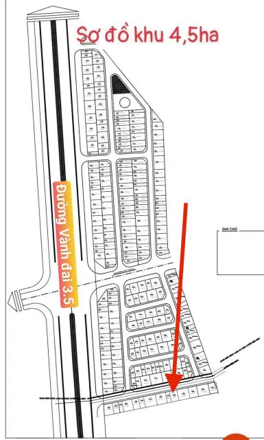 Chính chủ em cần bán lô đất dịch vụ 4,5 ha Vân Canh, mặt đường vành đai 3.5