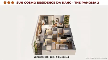 Chính chủ chào bán căn 2pn view sông hàn, công viên giá tốt nhất thị trường