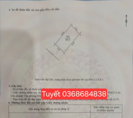 Bán đất 56.5m² ngang 5.3m giá 5.6 tỷ Xã Đông Anh