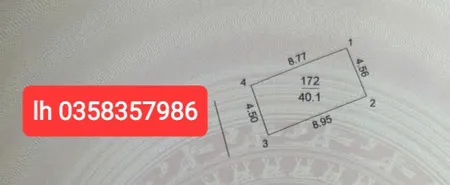 Bán nhà 40.1m² ngang 4.5m giá 4.65 tỷ Xã Phúc Thịnh