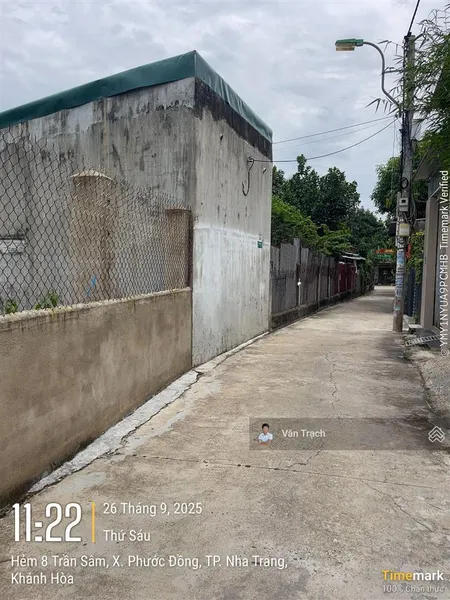 Đất nền hẻm trần sâm, phước đồng, nha trang, khánh hoà 122.5m2 ngang 5m hướng đông bắc