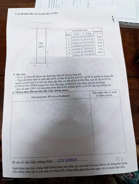 Lô đất sát dự án trường đua ngựa dt 100,5 m fun thổ cư giá 2xxx