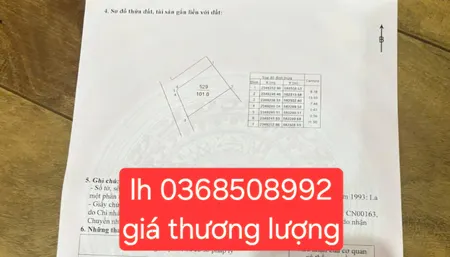 Bán đất 101m² ngang 8,18m giá 3.3 tỷ Xã Nội Bài