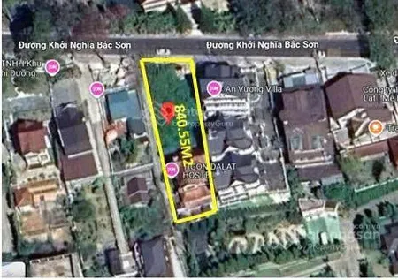 Bán lô đất 2 mặt tiền trung tâm đà lạt 840m² full thổ / gía 95 tỷ ngay dinh 2, view thông.