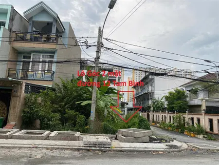 Bán lô góc mặt tiền đường 12 tam bình phù hợp kinh doanh, văn phòng cách 500 tới vành đai 2