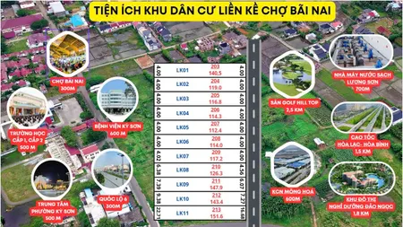 💰 Đất Ở Đô Thị Kỳ Sơn – 127m², MT 5m, Giá Chỉ 475 Triệu – Sở Hữu Ngay!
