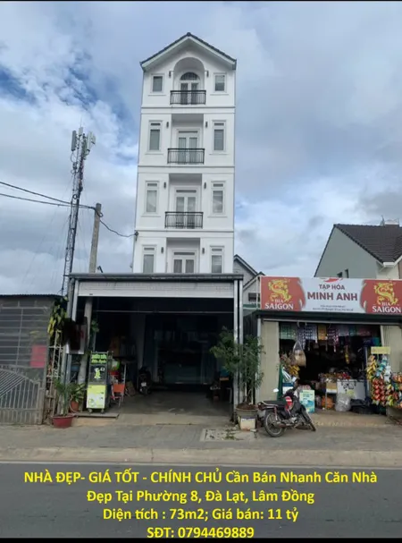 NHÀ ĐẸP- GIÁ TỐT - CHÍNH CHỦ Cần Bán Nhanh Căn Nhà  Đẹp Tại Phường 8, Đà Lạt, Lâm Đồng