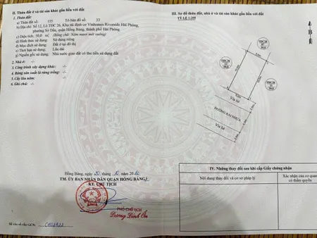 🌟 BÁN LÔ ĐẤT TĐC XI MĂNG – SỞ DẦU, HỒNG BÀNG, HẢI PHÒNG 🌟