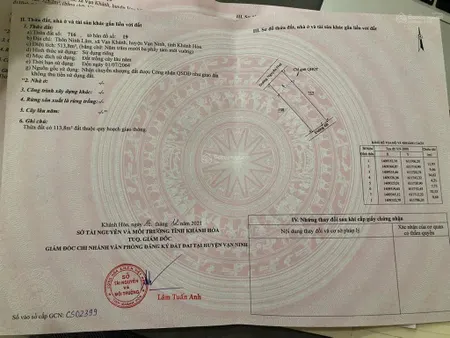 Bán đất sổ đỏ nguyễn huệ khu bắc vân phong