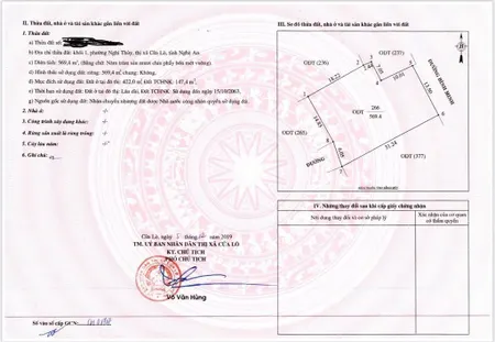 Bán đất khối 1, phường nghi thuỷ, thị xã cửa lò (cũ)