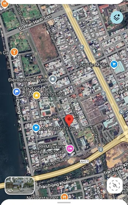 Bán 2 lô liền kề đường an dương vương đường 2 làn 33m gần sông hàn