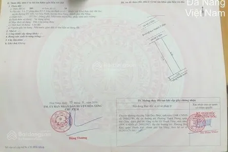 Bán đất tái định cư hoà ninh2, đg 7,5 m, dt 115 m2