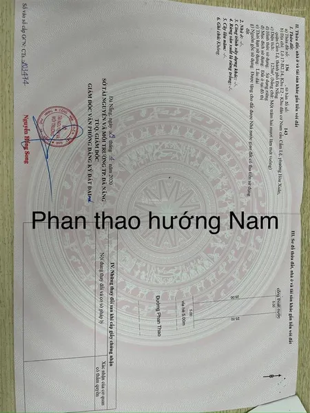 Bán đất đường 10m5 phan thao sát dự án trung tâm thương mại hoà xuân, đà nẵng