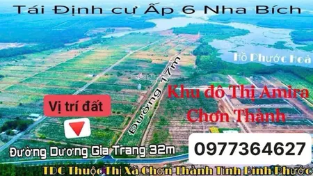 Bán đất n3, nha bích, chơn thành, bình phước, 520 triệu, 240 m2 hot!