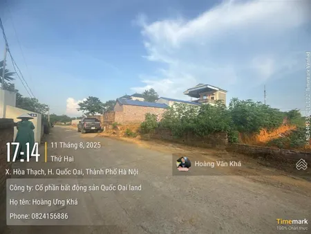 Cần bán lô đất đẹp 246,8 m2 trục chính thôn 3, phú cát, quốc oai, hà nội