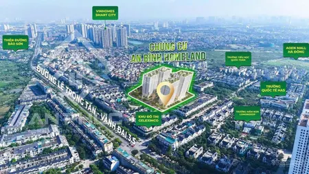 Chung Cư Cao Cấp An Bình Homeland Geleximco Cạnh Aeon Hà Đông Giá Chỉ 7xtr/m2