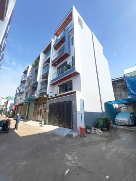 Nhà đồng bộ hẻm Bình Thành, KDC Vĩnh Lộc dt 75,6m2 3 lầu 5pn 6wc giá 7,5 tỷ