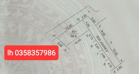 Bán đất 58m² ngang 5m giá 1.94 tỷ Xã Nội Bài