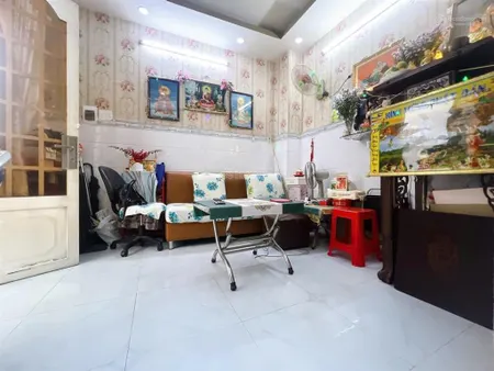 Vị trí cách mặt tiền đúng 30 m bán nhà mới khu dân cư hiện hữu