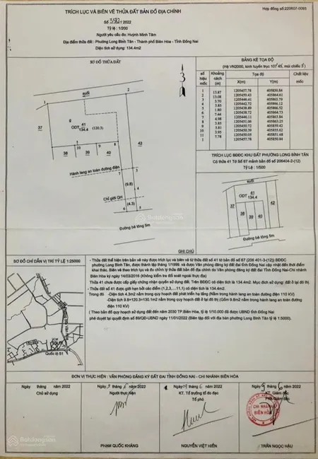 Bán nhà riêng 1,85 tỷ, 134,4m2, bùi văn hòa, long bình tân, biên hòa, đồng nai hot
