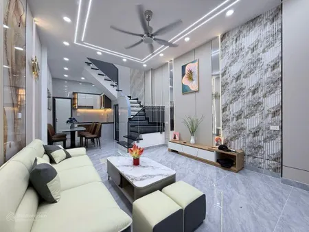 Nhà 2tầng bùi quang là dt50mhẻm 3mnhỉnh 5tỷ mô tảnhà mới trệt lầu gồm 2 pn,