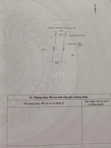 ĐẤT ĐẸP–GIÁ ĐẦU TƯ -CẦN BÁN LÔ ĐẤT TẠI Y Đôn, P.An lạc, thị xã buôn Hồ, đắk Lắk