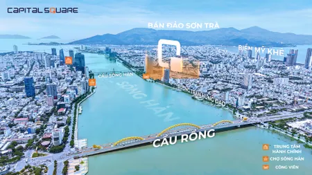 Capital Square cơ hội sinh lời cao, an tâm về pháp lý, vị trí trung tâm ngay cầu sông Hàn