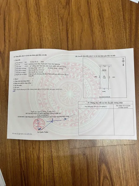 HOT HOT – CHÍNH CHỦ CẦN BÁN LÔ ĐẤT VỊ TRÍ ĐẸP TẠI Phường Quán Bàu,Thành Phố Vinh, Tỉnh Nghệ An.