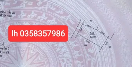 Bán đất 203m² ngang 8.34m giá 3.55 tỷ Xã Sóc Sơn