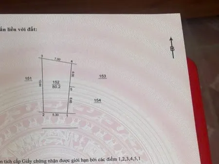 Bán đất 80.2m² ngang 5.30m Xã Đông Anh