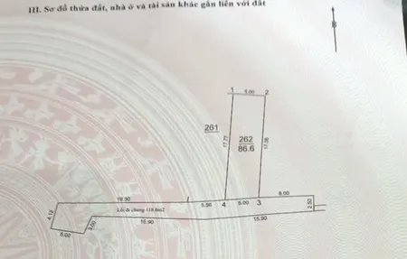 Bán đất 86.6m² ngang 5m Xã Thư Lâm