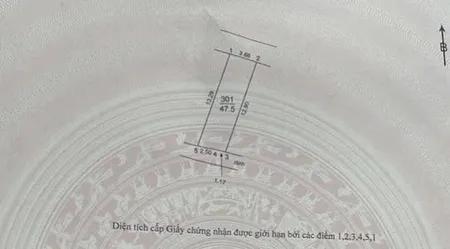 Bán đất 47.5m² ngang 3.60m Xã Thư Lâm