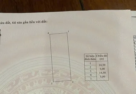 Bán đất 72.5m² ngang 5m Phường Phù Khê
