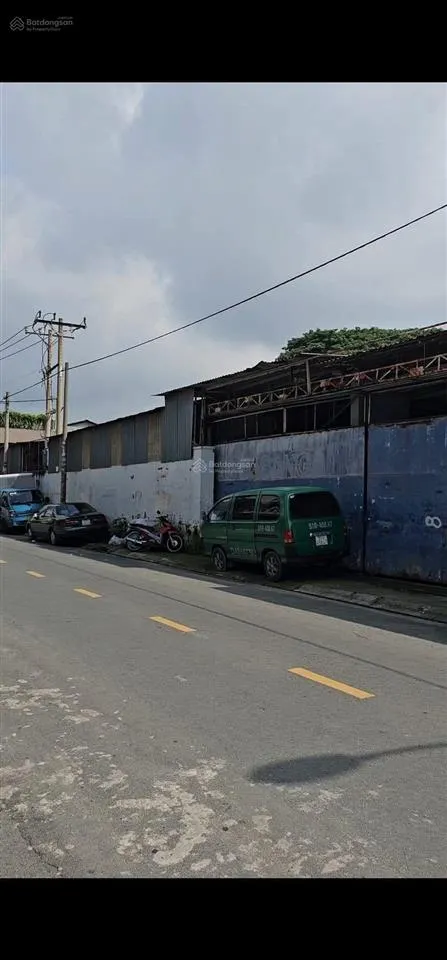 Bán xưởng q12 dt 2563m2 giá 65 tỷ