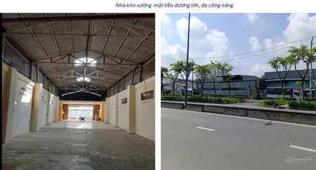 Bán nhà kho xưởng mặt tiền trần văn giàu, container 24h đối diện kcn lê minh xuân, 366m² tl 14,5 tỷ