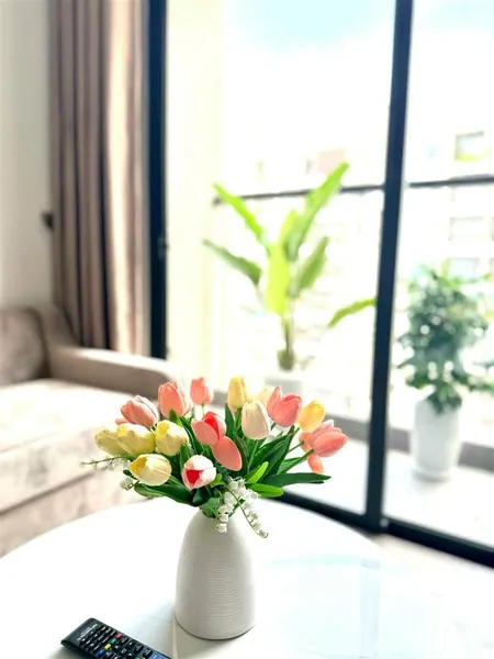Bán căn 48m thiết kế 2 ngủ 1 vệ sinh, hướng đb mát mẻ, tầng trung , full đồ chỉ 3,450
