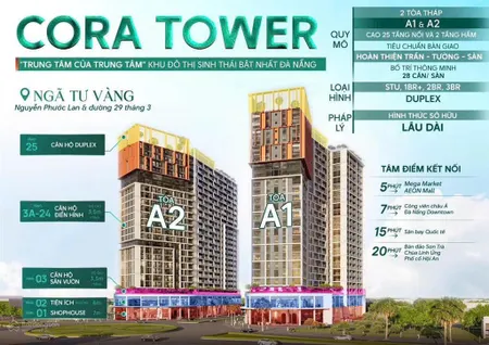 Cor tower căn hộ trung tâm đà nẵng đang làm mưa làm gió 2025