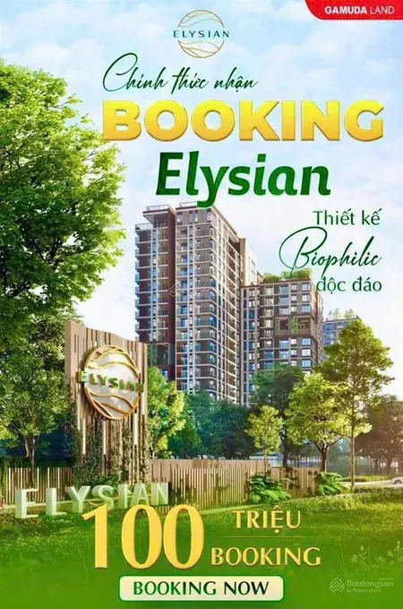 (gamuda land ) mua trực tiếp cđt tháp b dự án elysian thanh toán 5% ck 9% booking 100 triệu