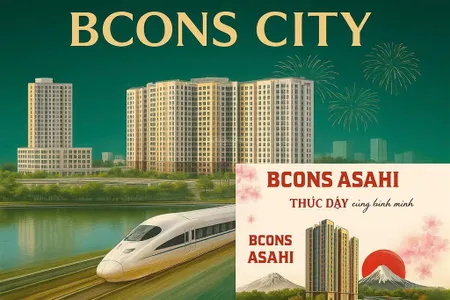 Pkd chủ đầu tư bcons bcons solary 2pn 2wc = 1.769 tỷ, thanh toán chỉ 15% nhận nhà, 0% lãi suất