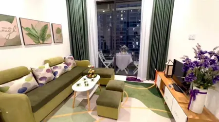 Nhà em cần bán gấp căn 1n+ 48m2 toà s101 giá chỉ 3,4 tỉ sẵn sổ sang tên, nhà full nội thất