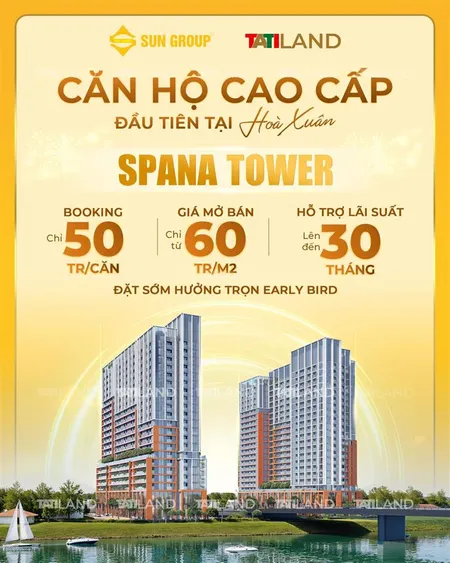 Chỉ 650 triệu sở hữu căn hộ tầng cao view sông, pháo hoa , nh hỗ trợ 70%, 0% ls 30 tháng, ck 20%