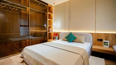 Chỉ với 800tr ký hđmb, nhận ngay căn 2pn 56m2 đẹp nhất the fibonan ecopark