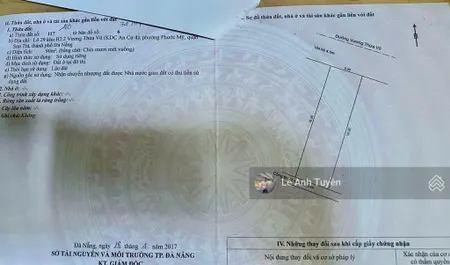 Bán lô đất biển đẹp 90m2 (5x18) mt đường lớn vương thừa vũ, gần bãi tắm biển công viên cá voi