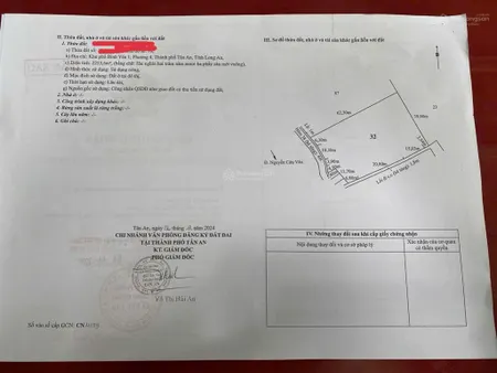 Bán đất 2 mặt tiền 3500m2 tại phường 4, tân an, long an, giá 34 tỷ vnd, pháp lý đầy đủ, chính chủ