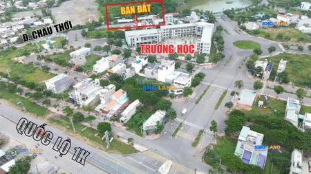 Đất đẹp ngang 6 mặt tiền đường châu thới , khu tái định cư đại học quốc giá , dt 101m2 giá 4,2 tỷ