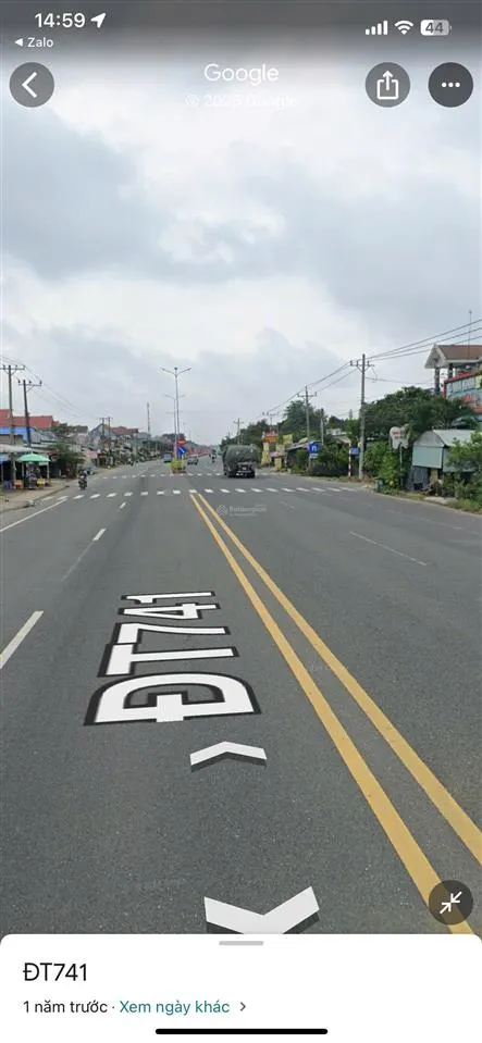 Bán đất mặt tiền đt 741 nguyễn văn thành, ngay chợ chánh lưu, ngang 9m