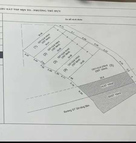 Lô đất mặt tiền khủng 26,8m mịn tô trù hựu tx chũ