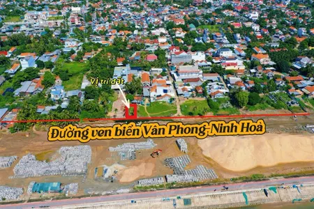 Mặt tiền đường biển vân phong ninh hoà giá chỉ 43tr/m2